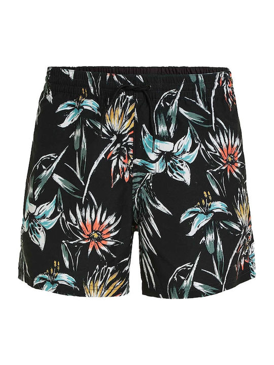 Ανδρικό Μαγιό Σορτς Μαύρο Floral