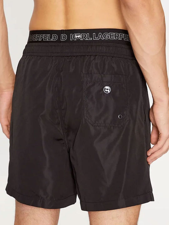 Karl Lagerfeld Herren Badebekleidung Shorts Black
