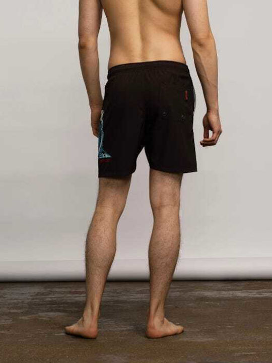 Santa Cruz Screaming Men's Swimwear Shorts Black