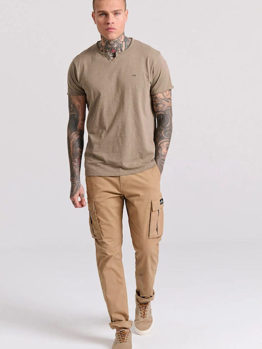 Short Sleeve Blouse Tobacco