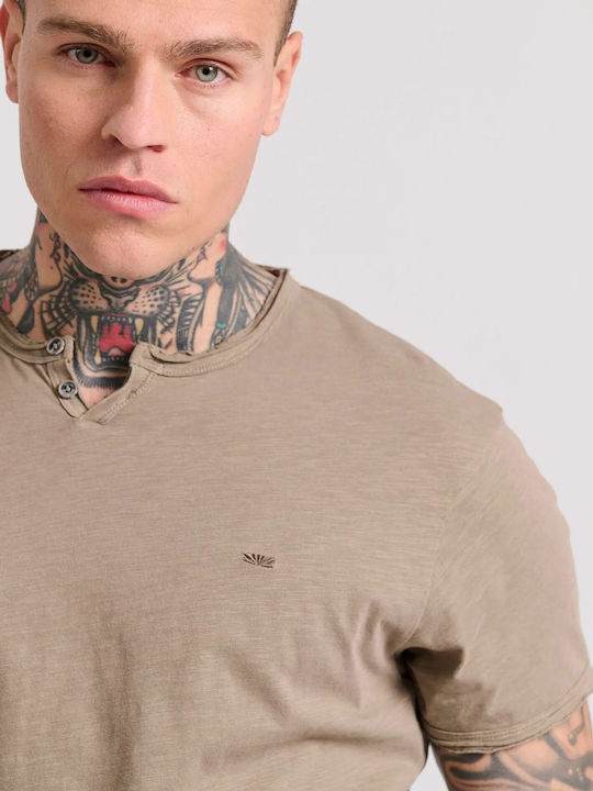 Short Sleeve Blouse Tobacco