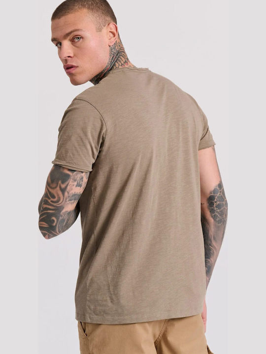 Short Sleeve Blouse Tobacco