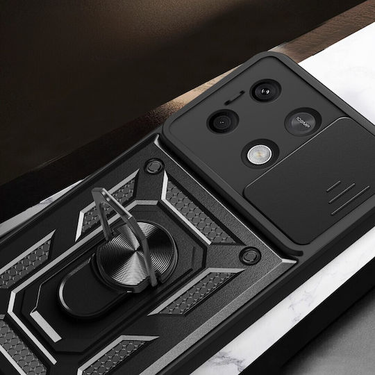 Back Cover Plastic / Silicone Black (Redmi Note 13 5G)