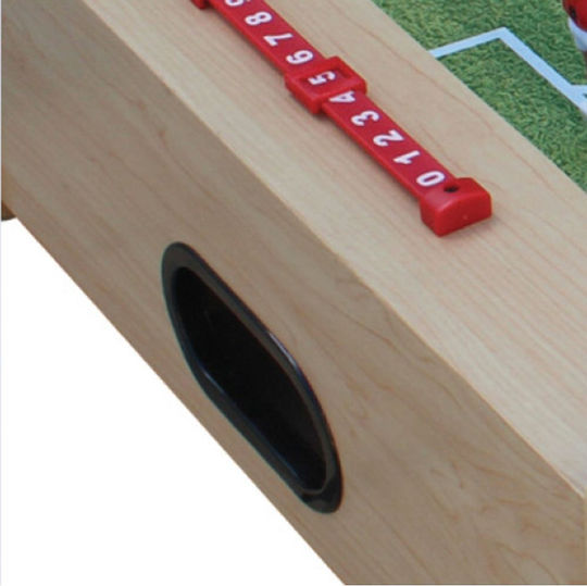 Garlando Wooden Foldable Football Tabletop with Telescopic Rods L97xW51cm