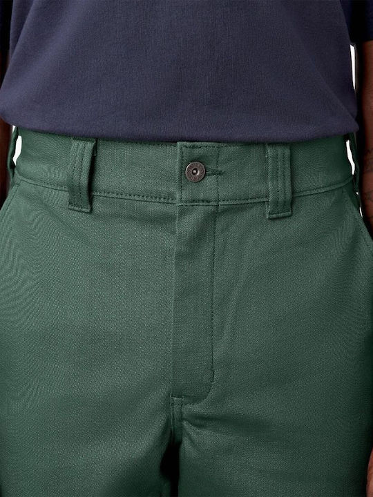 Dickies Men's Trousers Elastic Pine Green