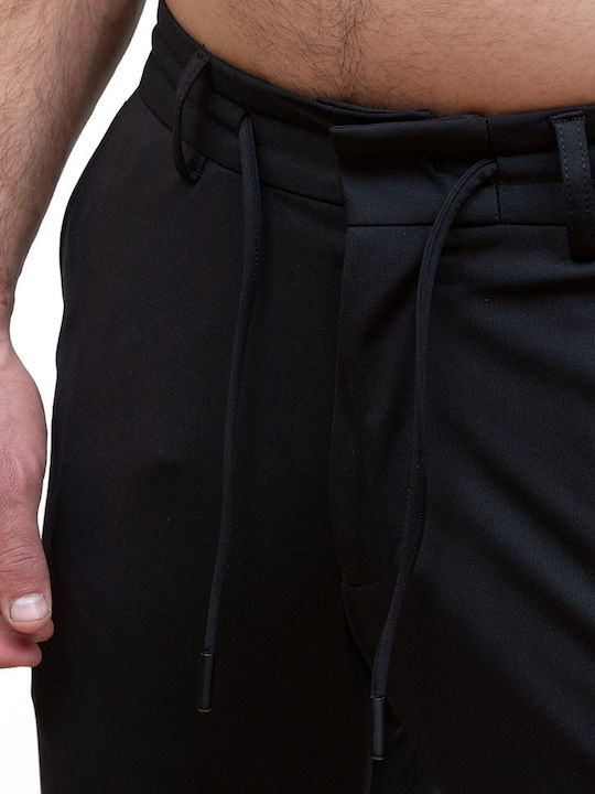 Hose Chino Elastisch Black