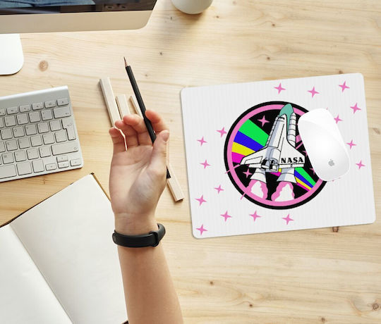 Koupakoupa Nasa Pink Mouse Pad (230mm) Ροζ KP_23309_mousepad-rect