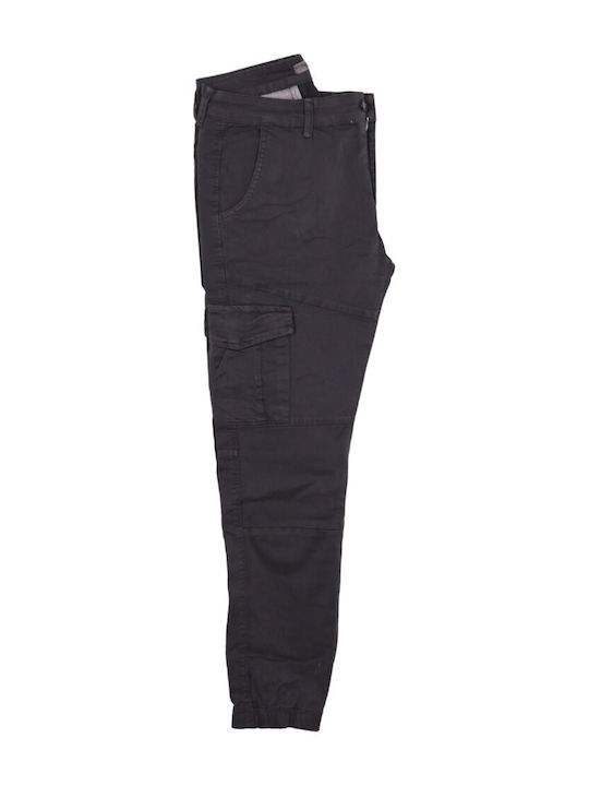 Van Hipster Herrenhose in Slim Passform Dark grey