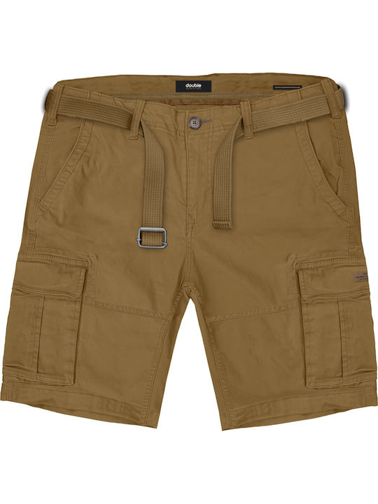 Double Herrenshorts Cargo camel