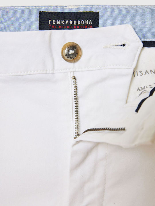 Men's Shorts Chino White