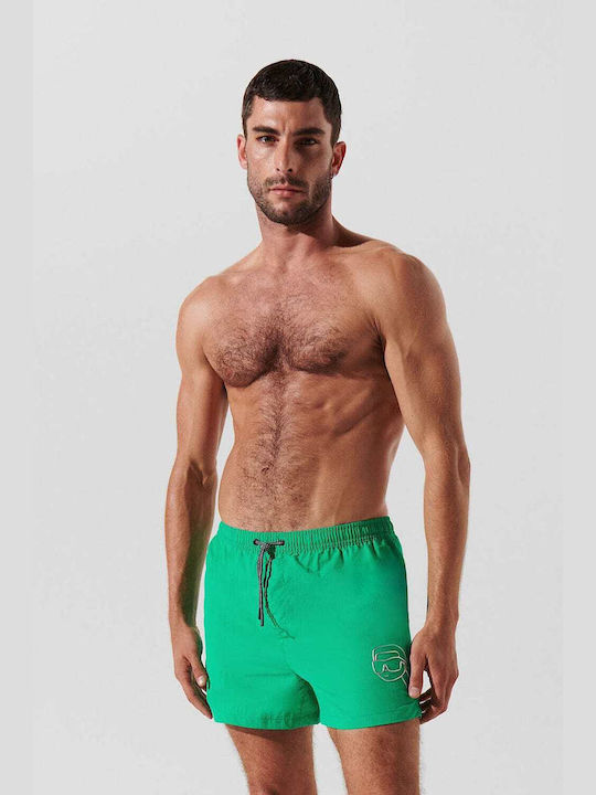 Karl Lagerfeld Herren Badehose Bermuda GREEN