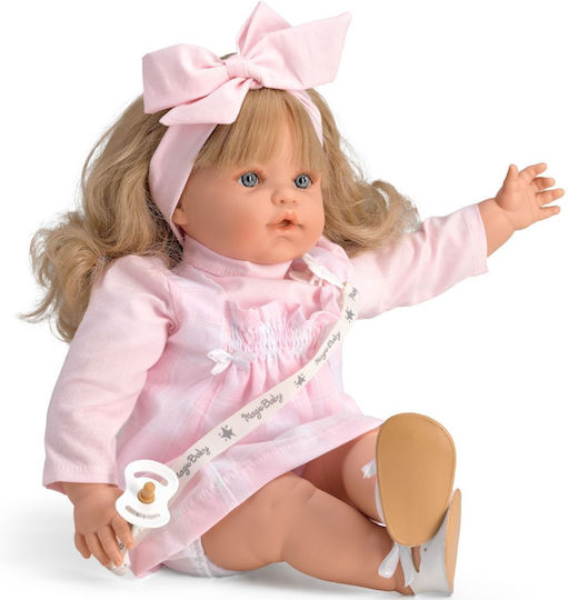Magic Baby Doll Crying Susy Rosa Kleid mit langen Ärmeln