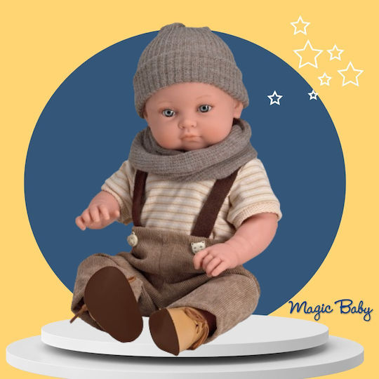 Magische Babypuppe "arthur Cordmütze Salopetta"