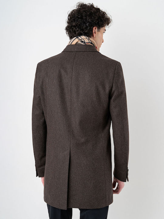 Ανδρικό Παλτό Brown