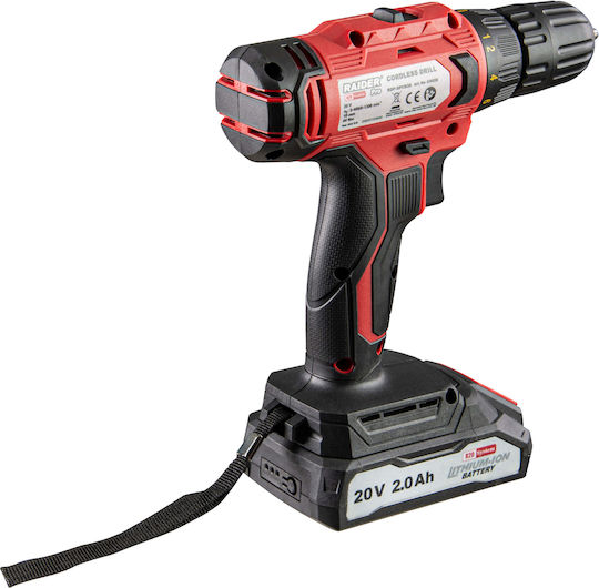 Raider RDP-SPCD20 Mașină de găurit Baterie 20V 2x2Ah 030228