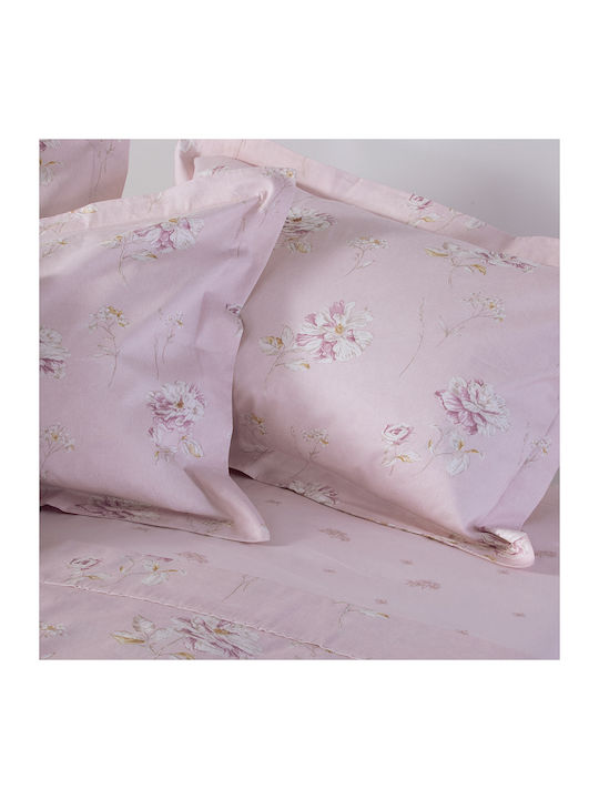 Nef-Nef Homeware Set Cearșafuri King Size 270x280cm. 035299 Rose 4buc