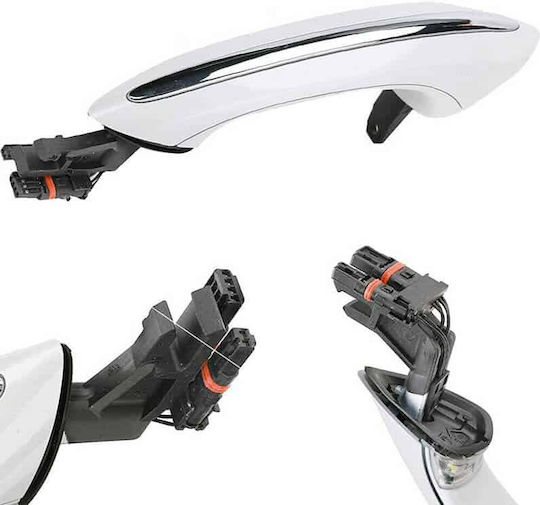 Exterior Keyless Handle Right Front Bmw 5 6 7 Series F01 F02 F03 F04 F06 F07 F10 F11 2008-2016 White