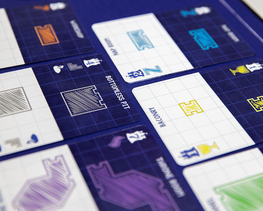 Board Game Blueprints of Mad King Ludwig for 1-5 Players 15+ Years Old (EN) Bezier Games