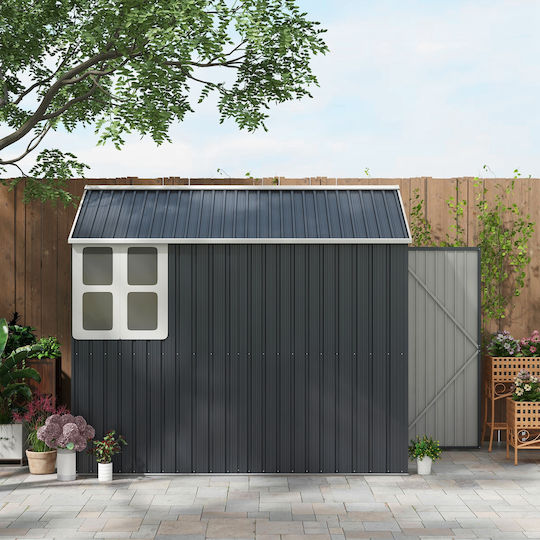 Metallische Gartenhaus Galvanisiert M2.59xP1.72xH2.22m