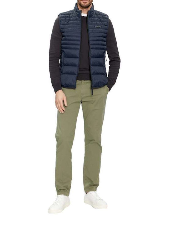 Aeronautica Militare Fără mâneci Geacă pentru bărbați Puffer BLUE NAVY 232AB2143CT3246