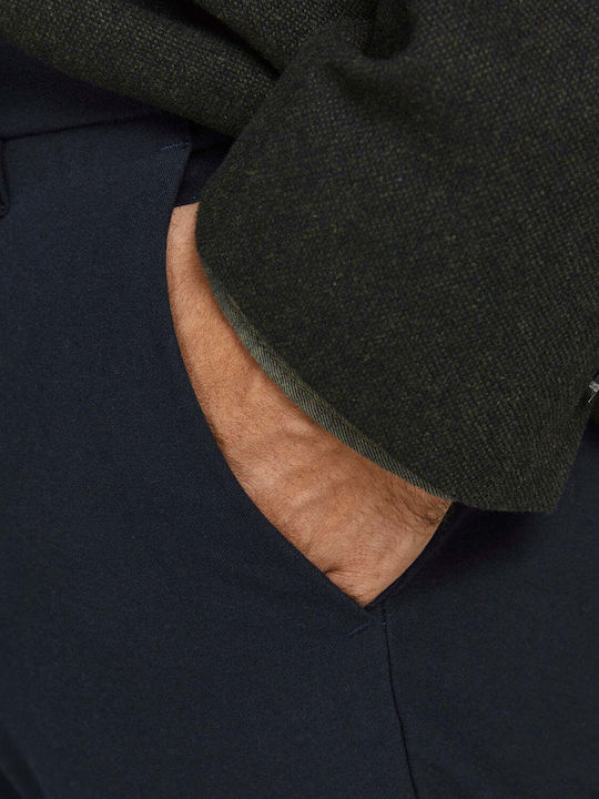 Trousers Elastic in Slim Fit Navy Blazer