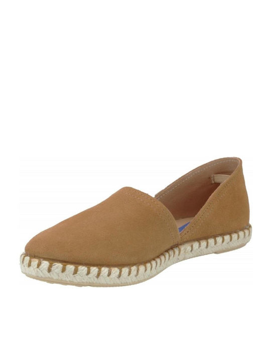Carmen Serraje Lederne Damen Espadrilles in Braun Farbe