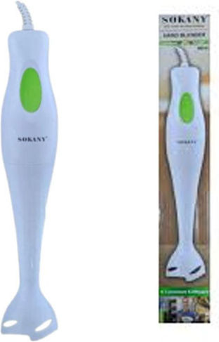 Sokany SK-1709 Ραβδομπλέντερ με Πλαστική Ράβδο 300W Λευκό