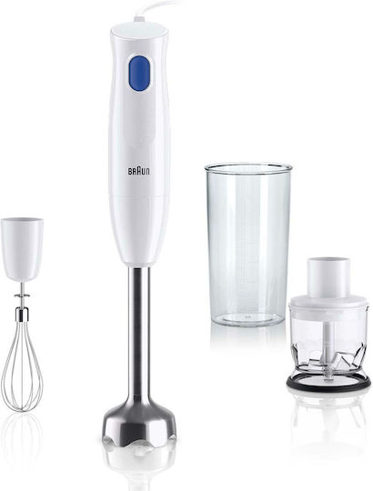 Braun MultiQuick 1 Ραβδομπλέντερ με Ανοξείδωτη Ράβδο 450W Λευκό