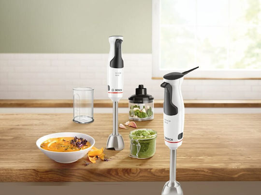 Bosch Serie 4 Ραβδομπλέντερ με Ανοξείδωτη Ράβδο 600W Λευκό