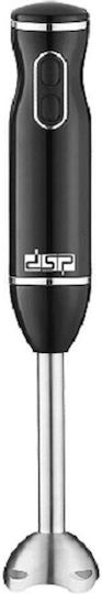 DSP KM-1021 Blender De Mână Cu Tijă Din Inox 300W Negru