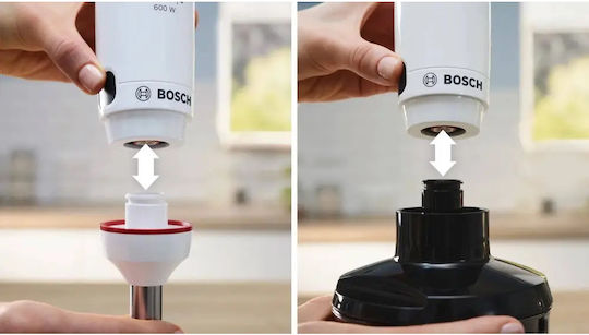 Bosch Serie 4 Ραβδομπλέντερ με Ανοξείδωτη Ράβδο 600W Λευκό