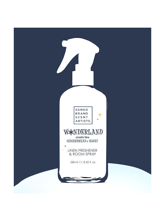 Fragrance Spray Sanko Brand Scent Artists Wonderland Linen Freshener & Room 318075 1pcs 250ml