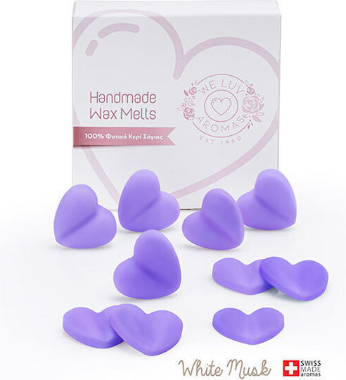 We Luv Aromas Set Wax Melts Parfumate cu Aromă White Musk 701-0001 10buc