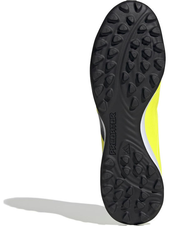 adidas Predator League TF Fußballschuhe mit geformten Stollen Gelb 2 / Core Schwarz / Solar Rot