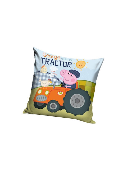 Peppa Pig Παιδικό Διακοσμητικό Μαξιλάρι 40x40εκ.