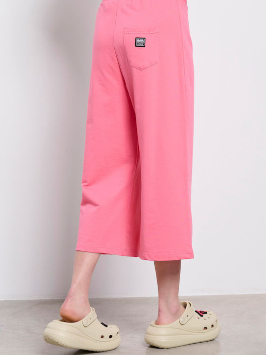 BodyTalk Hohe Taille Damen-Sweatpants Ausgestellt Rosa