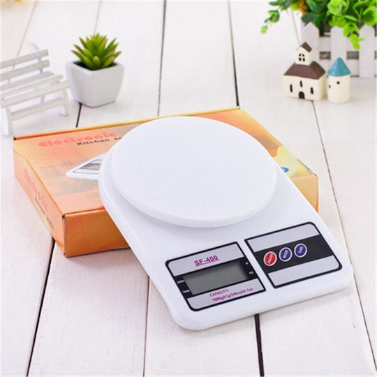 Ψηφιακή Ζυγαριά Κουζίνας έως 7kg Λευκή