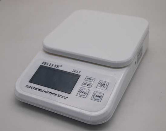 Digitale Küchenwaage bis 5kg Weiße