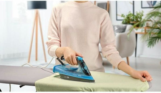 Braun Fier de Călcat cu Aburi 2400W cu Talpă Ceramică și Debit Continu de Abur 45g/min