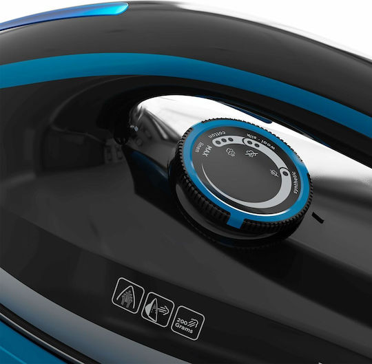 Black & Decker Σίδερο Ατμού 2400W με Κεραμική Πλάκα και Συνεχόμενη Παροχή Ατμού 120gr/min