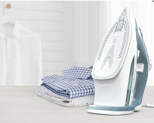 Tesla Steam Iron 2400W with Ceramic Plate and Continuous Steam Supply 25g/min