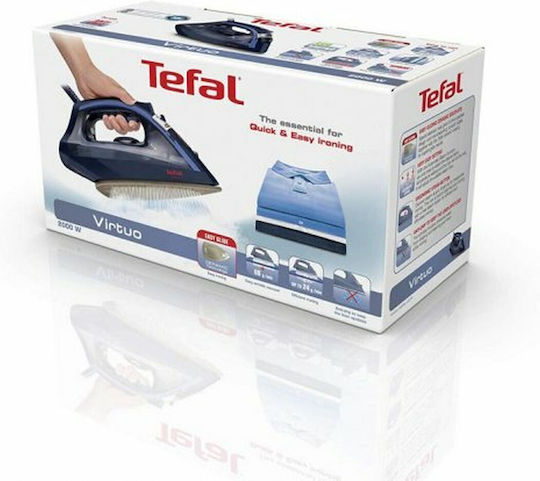 Tefal Virtuo Σίδερο Ατμού 2000W με Κεραμική Πλάκα και Συνεχόμενη Παροχή Ατμού 24gr/min