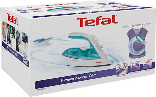 Tefal Freemove Air Σίδερο Ατμού 2400W με Κεραμική Πλάκα και Συνεχόμενη Παροχή Ατμού 25gr/min