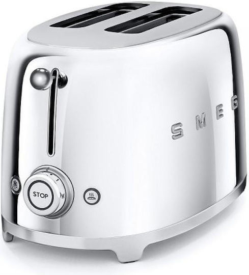 Smeg Тостер Двуместна 950W Inox