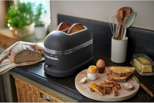 Kitchenaid 5KMT2204EGR Φρυγανιέρα 2 Θέσεων 1250W Γκρι