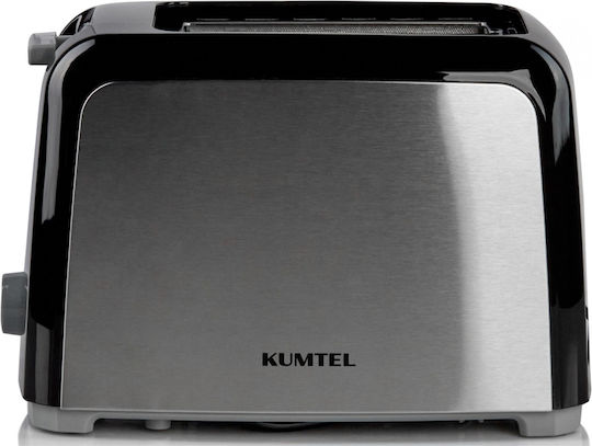 Kumtel Toaster 2 Schlitze 750W Schwarz