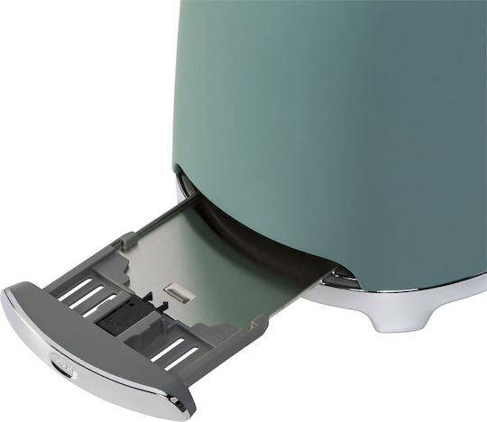 Smeg Toaster 2 Schlitze 950W Grün