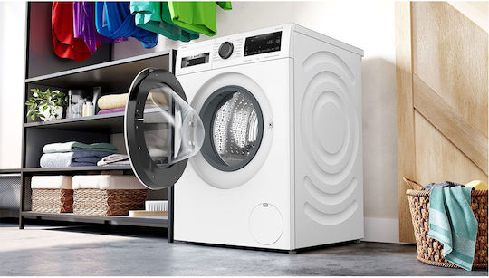Bosch Пералня 9кг с Парна Технология 1400 Оборота Iron Assist WGG244FGGR