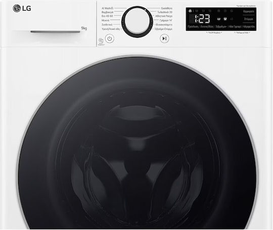 LG Πλυντήριο Ρούχων 9kg 1400 Στροφών TurboWash F4R5009TNWS