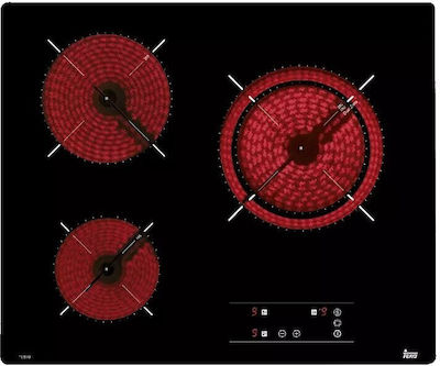 Teka TB 6315 Plită Ceramică Autonomă cu Funcție de Blocare 60x51εκ.